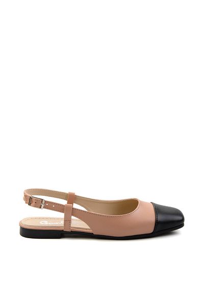 Bambi Nude Black Women's Ballerinas K01641020809
