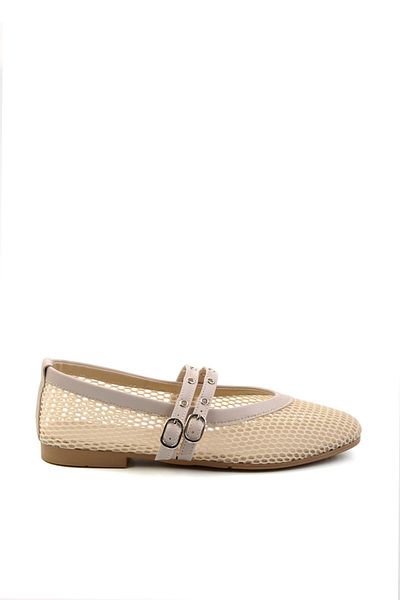Bambi Beige Women's Ballerina Ballerina K01503727622