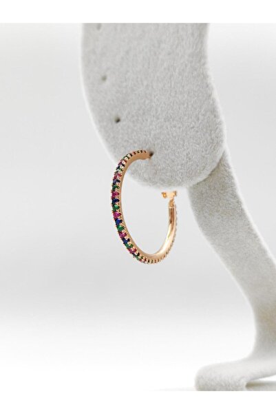 RAINBOW HOOP EARRINGS