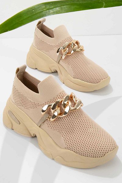 Bambi Beige Women's Sneaker K01718005182