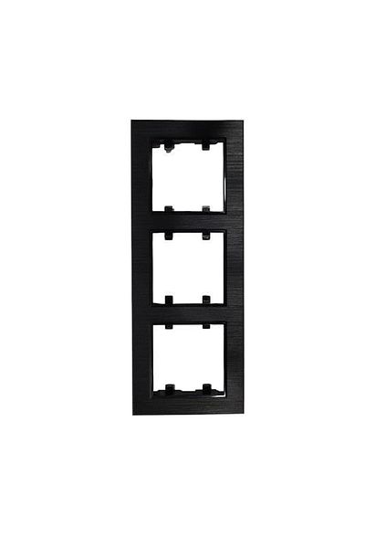 MAKEL Karea Line Black Vertical 3-Piece Frame