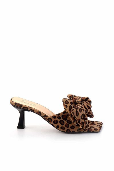 Bambi Γυναικείες Παντόφλες Leopard K04233005004