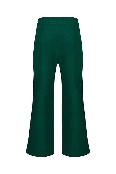 STELLA PULVIS Green High Waist Culotte Trousers