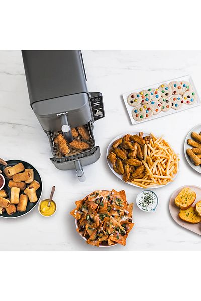NINJA Ninja SL400EU Double Stack XL Air Fryer, 9.5 l, 2470 W, 6 programs (Grey)