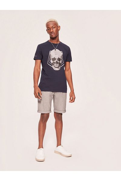 OMBRE Herren Shorts PREM SHORTS W426 - grau meliert 34