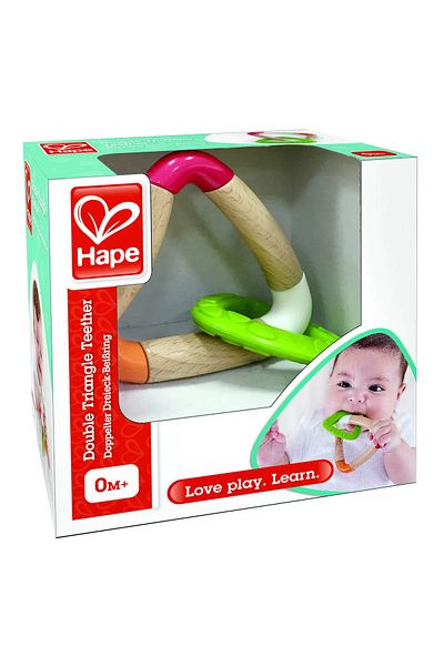 Hape DOUBLE TRIANGLE TEETHING TOY
