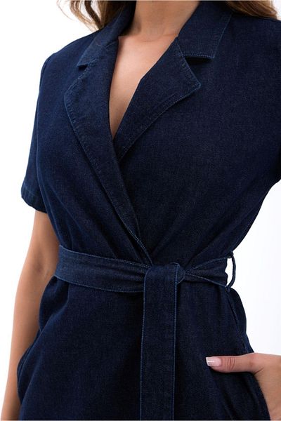 Womengrom Fame Women's Belted Denim Jumpsuit