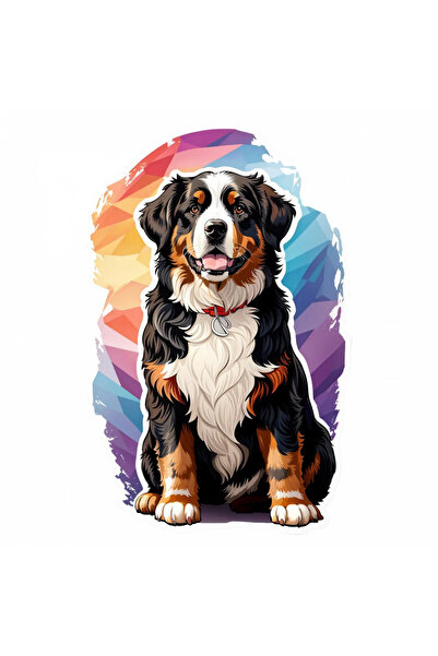 INOVATIX Set de 8 piese, autocolant cu zgardă pentru câine de munte Bernese, ...