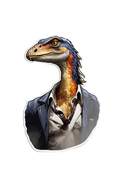 INOVATIX Σετ 8 τεμαχίων, αυτοκόλλητο Velociraptor με μικρό κεφάλι, INOVATIX®....