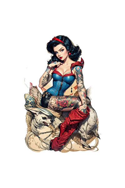 INOVATIX Σετ 8 τεμαχίων, Αυτοκόλλητο Χιονάτη, INOVATIX®. 6 εκ.