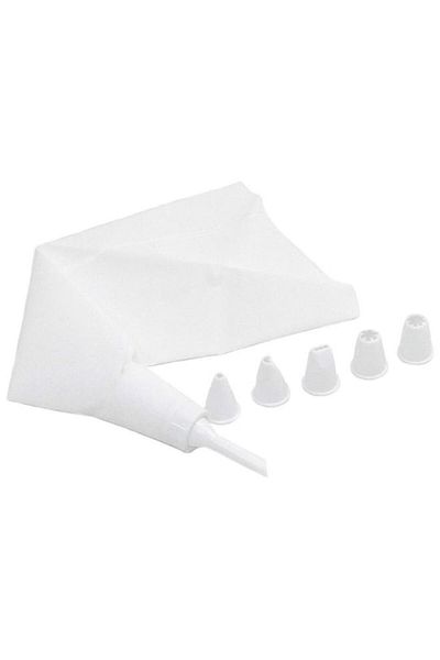 Generic Chef Craft 6-Piece Cake Decorating Kit White