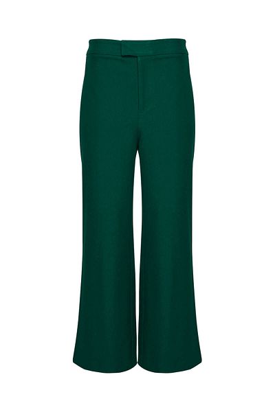 STELLA PULVIS Green High Waist Culotte Trousers