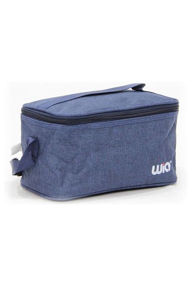 GLANCE Thermal Lunch Box with Thermos Navy Blue