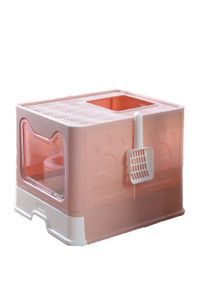 KidLe Two-way Foldable Drawer Type Cat Litter Box