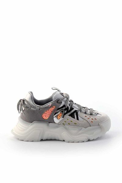 Bambi Γκρι Γυναικείο Sneaker K01703051102