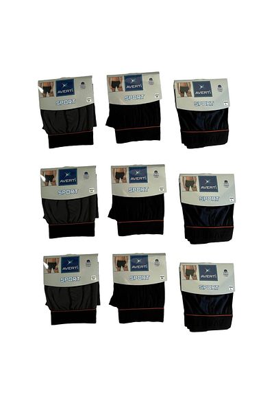 hazelin Ανδρικό 9 τεμάχιο Lycra Cotton Sport Model Boxer HZL25S-AV02