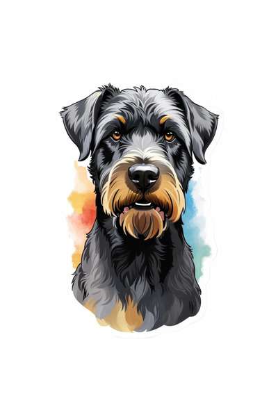 INOVATIX Set de 8 piese, autocolant Schnauzer uriaș, INOVATIX®. 6 cm