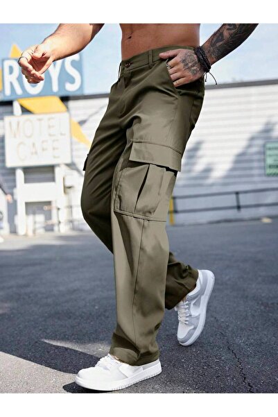 WKM Erkek Kargo Cepli Gabardin Regular Fit Pantolon