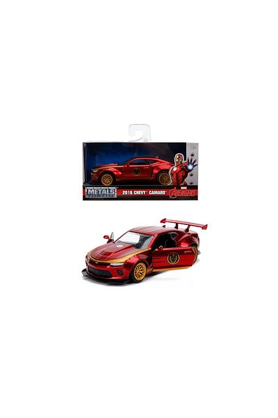 Simba IRON MAN 2016 CHEVY CAMARO SS 1/32 SCALE METAL CAR