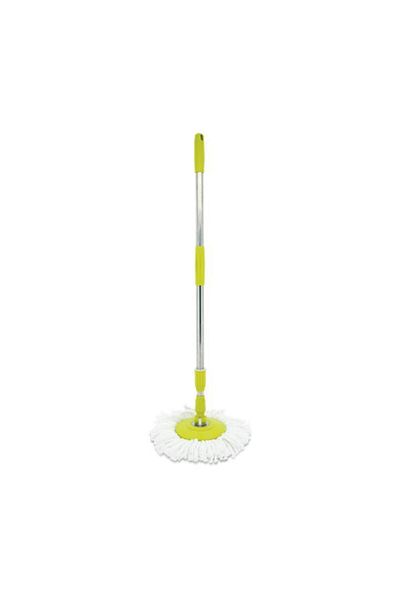 Generic HONEY BEE Two Driver 360 Degree Spin Long Handle Dual Section Bucket Mop