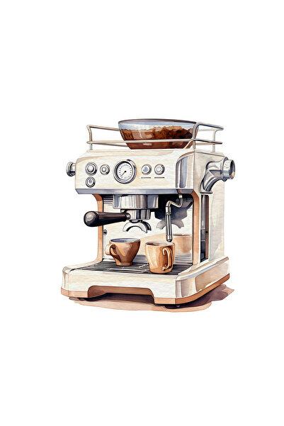 INOVATIX Σετ 8 τεμαχίων, Αυτοκόλλητο καφετιέρας, INOVATIX®. 6 εκ.