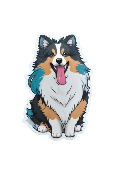 INOVATIX Σετ 8 τεμαχίων, αυτοκόλλητο σκύλου με γλώσσα έξω, INOVATIX®. 6 εκ.