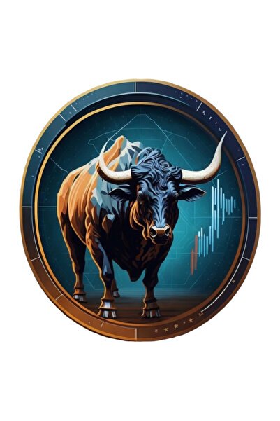 INOVATIX Set de 8 piese, autocolant taur gata de luptă, INOVATIX®. 6 cm