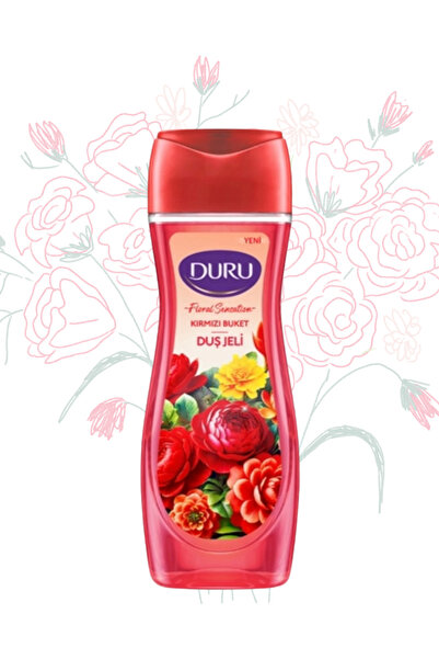 HISS Duru Floral Sensation Kırmızı Buket Duş Jeli 650ml