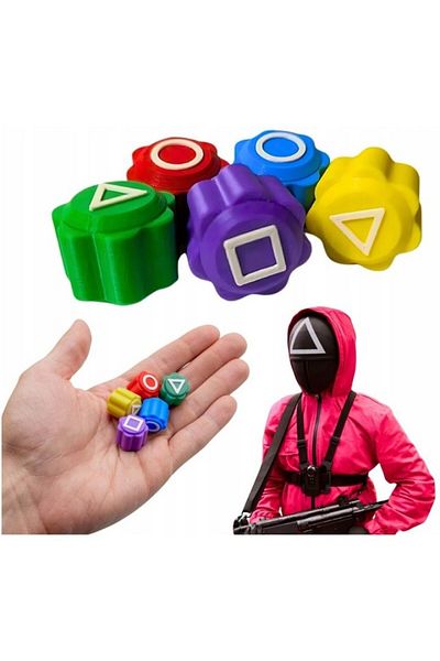 Squid Game Korean game Gonggi, 5 pieces