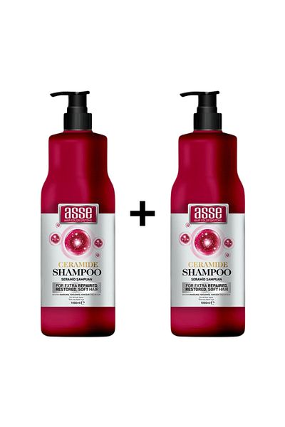 asse Set 1+1 Hair Shampoo with Ceramides Asse - 2000 ml