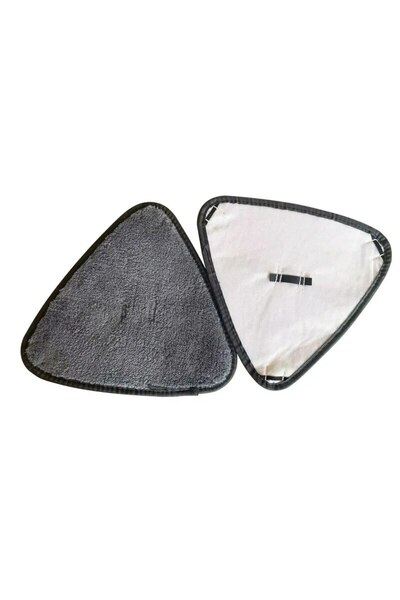 HOZRO Set of 3 HOZRO Triangle Mop Cloths, Elegant Gray Color