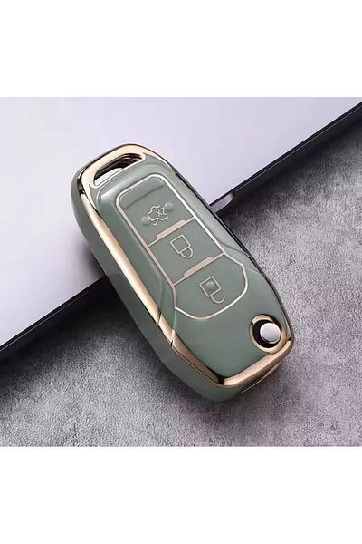 emii auto spare parts Kuga Mondeo Ranger Ecosport Focus Bmax Cmax Smax Key Case Cover Switchblade Model Green Gold