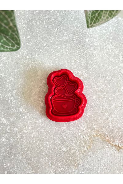 By Selen Suyolcu Coffee Enjoyment Cookie Stamp and Cutter