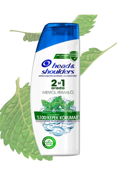 HISS Head & Shoulders 2’si 1 Arada Şampuan + Saç Bakım Kremi – Mentol Ferahlığı