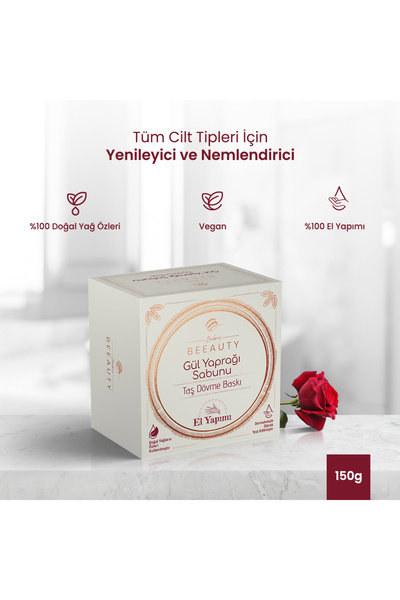 Balen Taş Dövme Sabun Gül Yaprağı * 150 gr