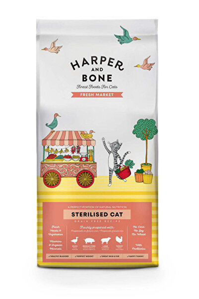 Harper & Bone طعام القطط الطازج المعقم 5 كجم