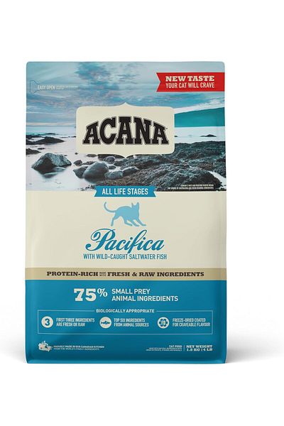 Acana Pacifica Highest-Protein Cat Dry Food 1.8kg