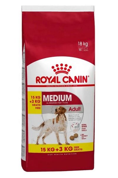 Royal Canin Size Health Nutrition Medium Adult 15+3kg