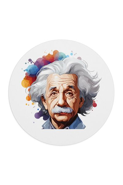 OEM MousePAD Gaming/personal, rotund, Albert Einstein