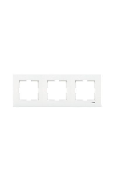 VİKO Karre Triple Horizontal Frame White