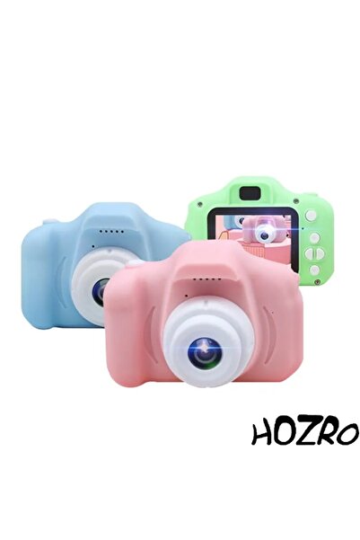 HOZRO HOZRO Interactive Camera, for Kids, Full HD, Games, Fun Scenes and Photo Frames, Green