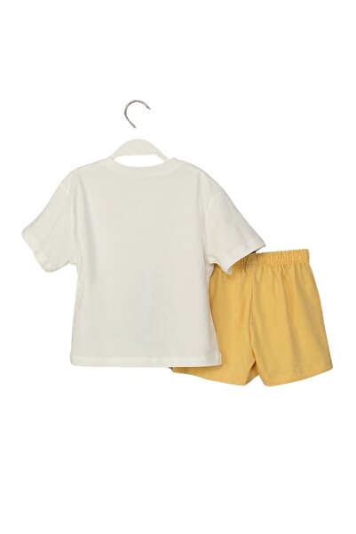 ww waka waka kids store Capybara Print Girls' T-Shirt and Shorts Set Summer Comfort and Adorableness