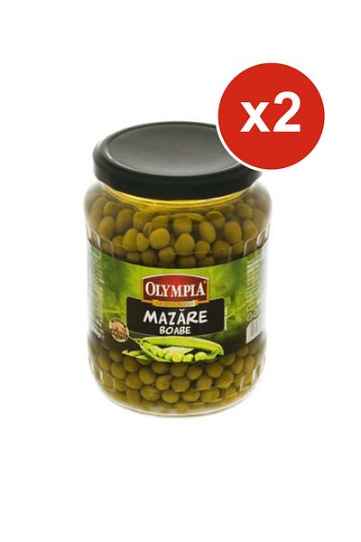 Olympia Green Peas 680 G X2pcs