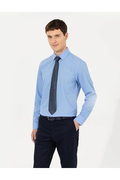 Pierre Cardin Απλό ανδρικό πουκάμισο 1760543