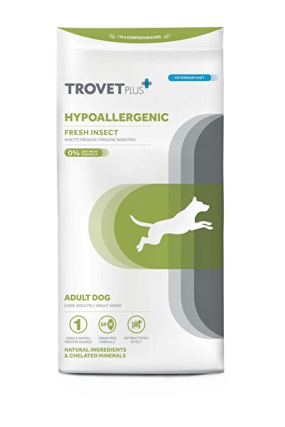 Trovet Plus غذاء بيطري مضاد للحساسية للحشرات للكلاب البالغة، 3 كجم