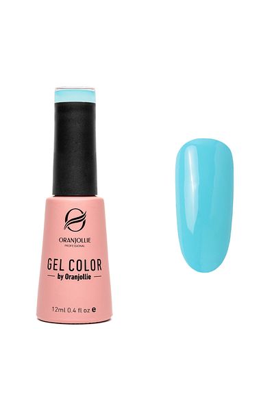 Intisimo Semi-permanent Nail Polish, Professional, Gel Color, No. 043, 12ml, Glossy, Blue
