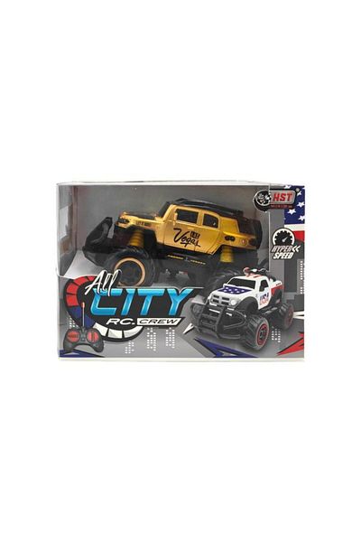 Generic HST Hyper Speed Las Vegas All City Crew Remote Control Truck Yellow and Black 6146A-H2