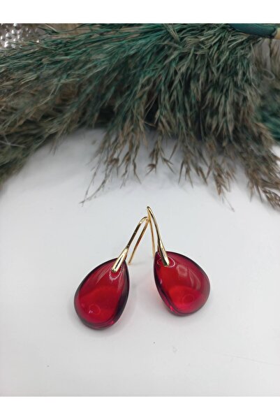 puppet takı Özel cam Damla Küpe