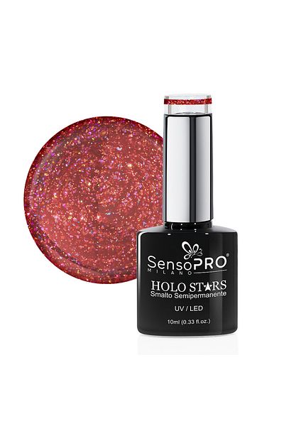 SensoPRO Milano Oja semipermanentă Holo Stars SensoPRO Milano 10ml, Space Glitz #19