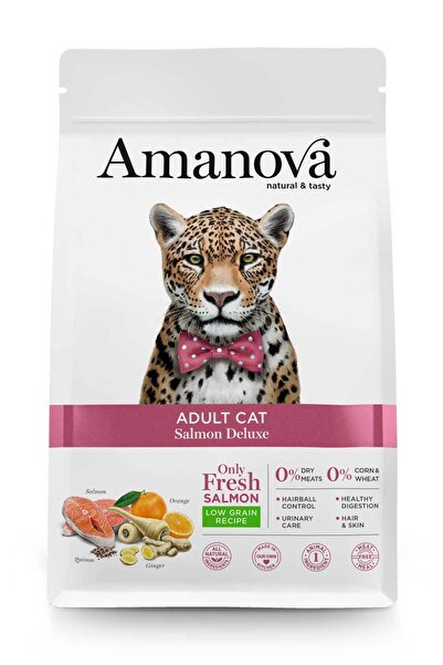 Amanova قطط بالغة سلمون ديلوكس 6 كجم